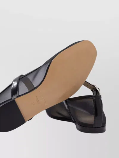 Le Monde Beryl Pointed Toe Mesh Ballerina Shoes