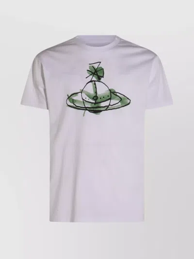 Vivienne Westwood Crew Neck Graphic Print Short Sleeves