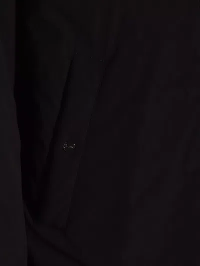 Herno Stretch Nylon Parka With Hood And Pockets In Black