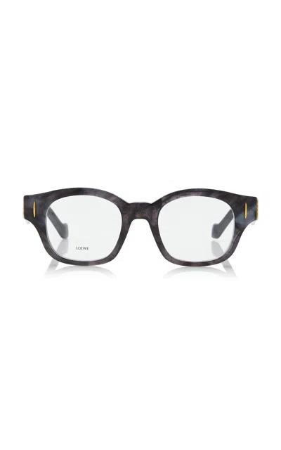 Loewe Anagram Square-frame Acetate Glasses