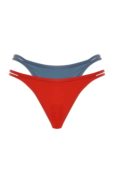 Significant Other Caris Double-layered Bikini Bottom In Multi