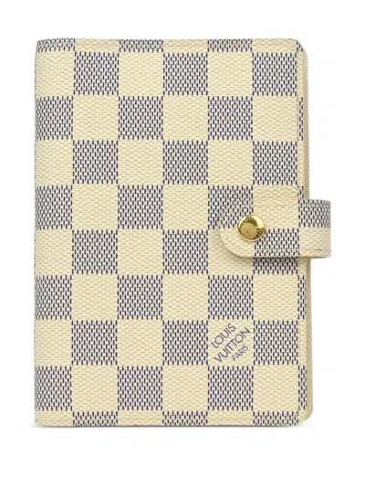 Pre-owned Louis Vuitton 2009 Agenda Pm Notebook Cover In White