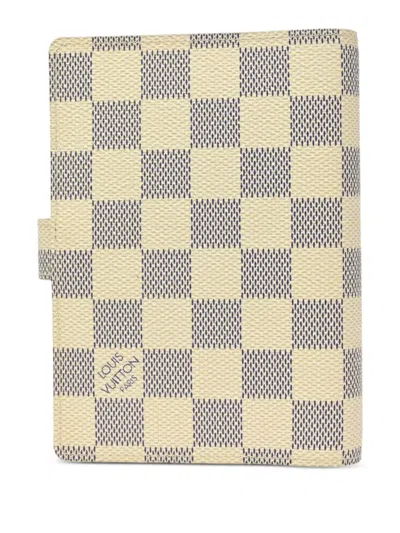 Pre-owned Louis Vuitton 2009 Agenda Pm Notebook Cover In White