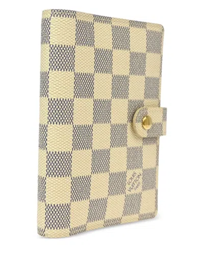 Pre-owned Louis Vuitton 2009 Agenda Pm Notebook Cover In White