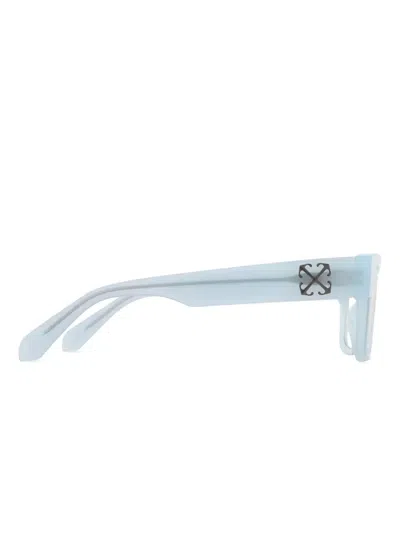 Off-white Square-frame Glasses In Blue