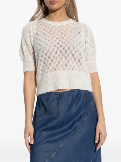 Munthe Wool-blend Knitted Top