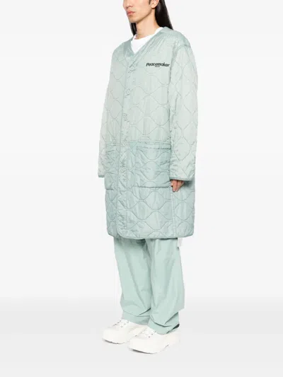 Peacemaker Oamc Long Liner Jacket In Blue