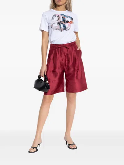 Munthe Satin Pleated Shorts