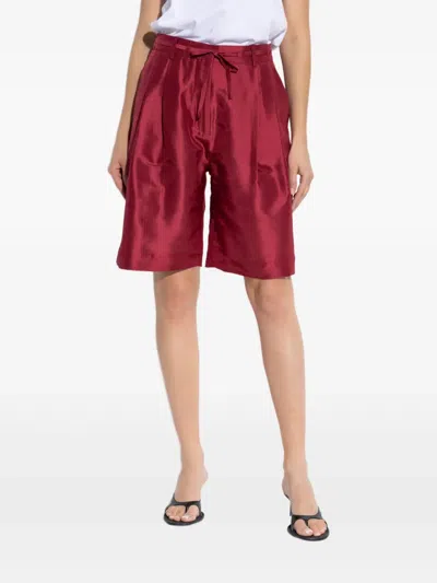 Munthe Satin Pleated Shorts