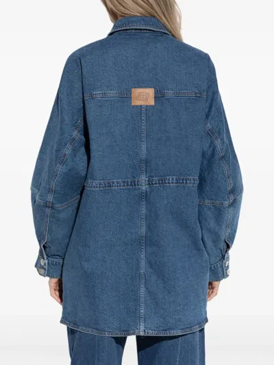 牛仔衬衫式夹克