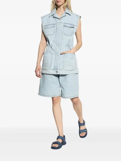 Munthe Denim Sleeveless Vest