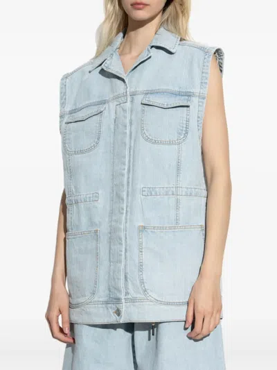 Munthe Denim Sleeveless Vest