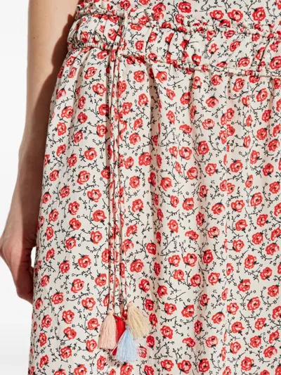 花卉印花半身裙