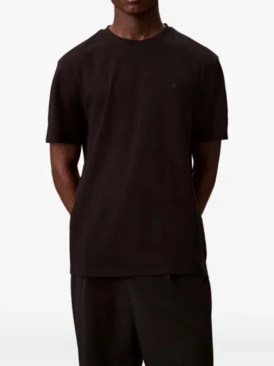 Calvin Klein Pima Cotton T-shirt In Black