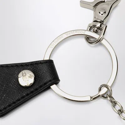 Vivienne Westwood 3d Orb Keyring Metal Silver-pu-grain One Size Unisex