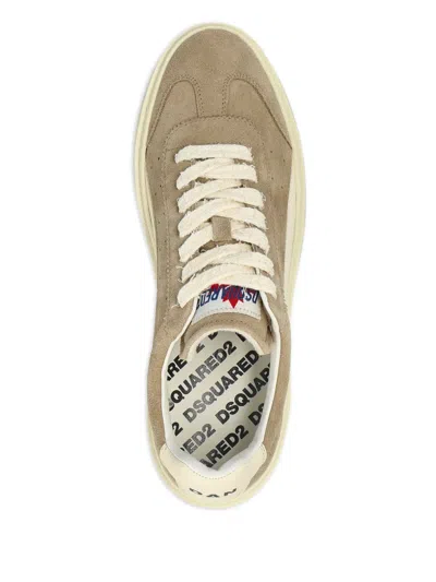 Dsquared2 Round Toe Low Top Sneakers