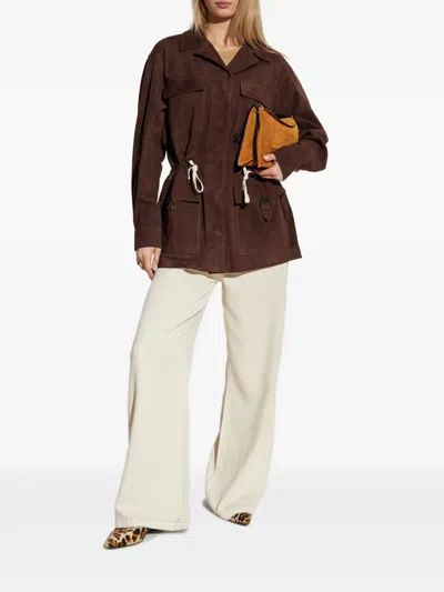 抽绳工装风夹克