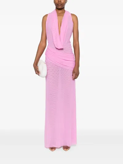 David Koma Semi-sheer Gown