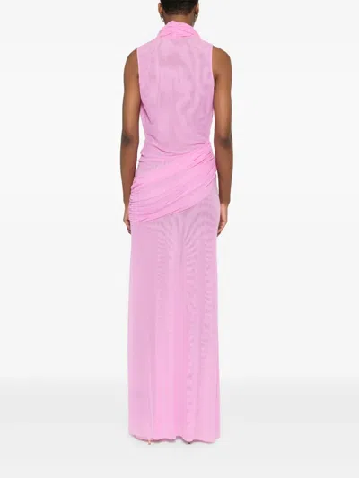 David Koma Semi-sheer Gown