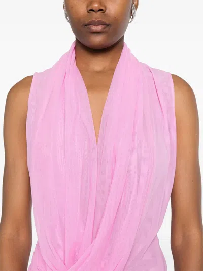 David Koma Semi-sheer Gown