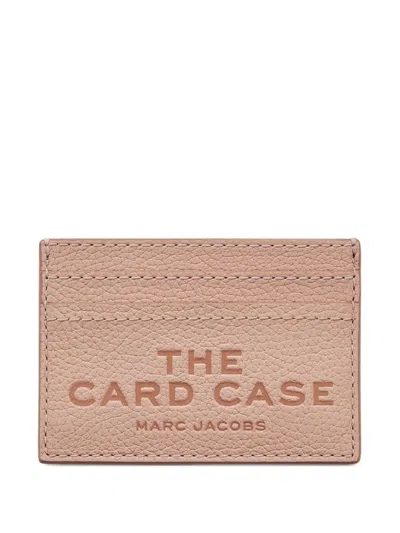 Marc Jacobs The Leather Card Case Wallet In Neutral