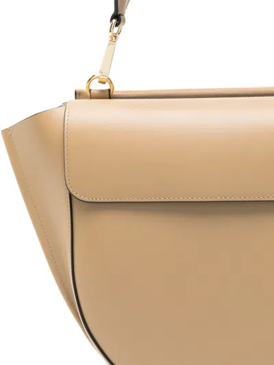 Wandler Structured Vitello Leather Shoulder Bag With Winged Sides