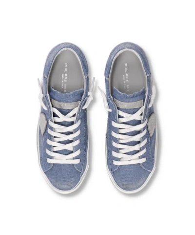 Philippe Model Prsx Tennis Sneakers In Blue