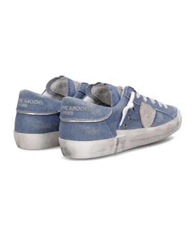 Philippe Model Prsx Tennis Sneakers In Blue