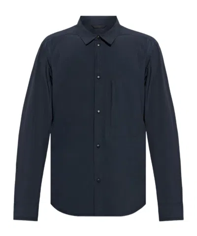 Woolrich Overshirt With Chest And Front Zip Pockets