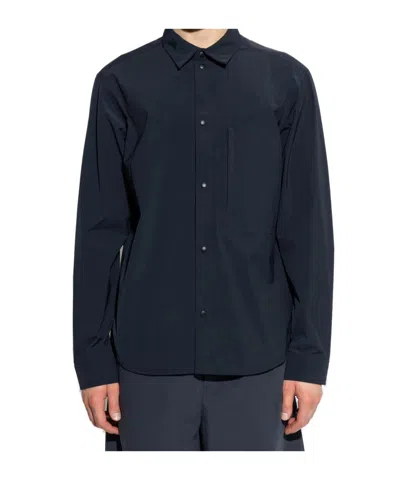 Woolrich Overshirt With Chest And Front Zip Pockets