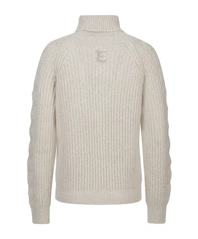Ermanno Firenze Turtleneck Sweater In Neutral