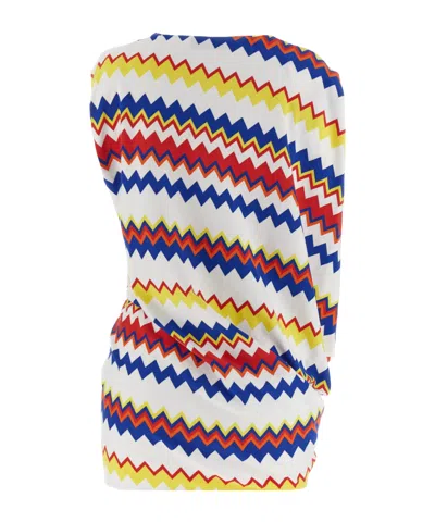 Missoni Multicolor Peplos Dress