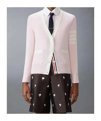 Thom Browne Contrast-border Cotton Cardigan