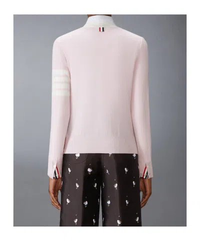 Thom Browne Contrast-border Cotton Cardigan