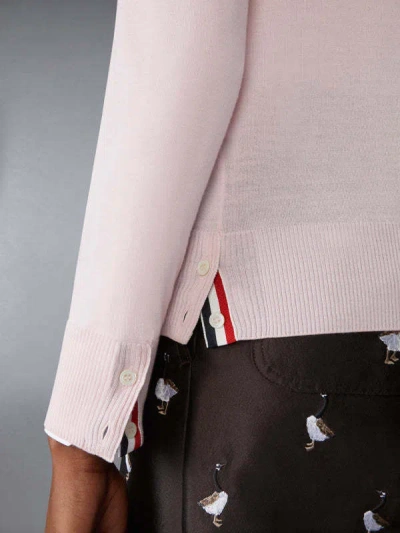 Thom Browne Contrast-border Cotton Cardigan