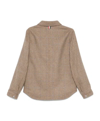 Thom Browne Checked Tweed Jacket - Men's - Cupro/wool