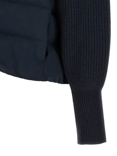 Brunello Cucinelli Quilted Puffer Jacket With Ribbed Sleeves