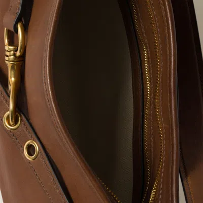 Miu Miu Medium Aventure Nappa Leather Shoulder Bag In Brown