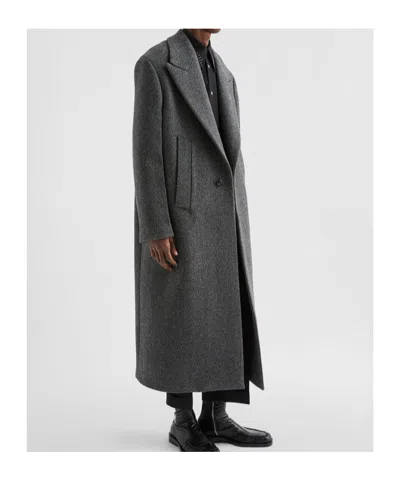 Jil Sander Wool Coat In Gray