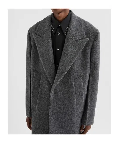 Jil Sander Wool Coat In Gray