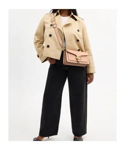 Coach Borsa A Mano Tabby 26 In Pelle Rosa Cipria Donna In Pink