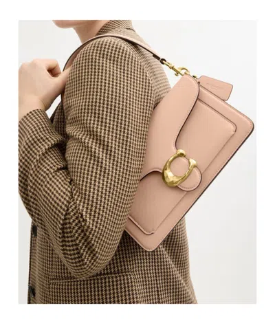 Coach Borsa A Mano Tabby 26 In Pelle Rosa Cipria Donna In Pink