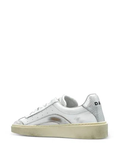 Dsquared2 Sneakers Rider In Pelle Bianca  Donna