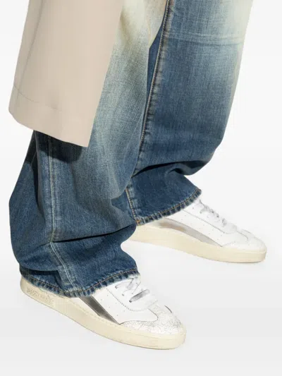 Dsquared2 Sneakers Rider In Pelle Bianca  Donna