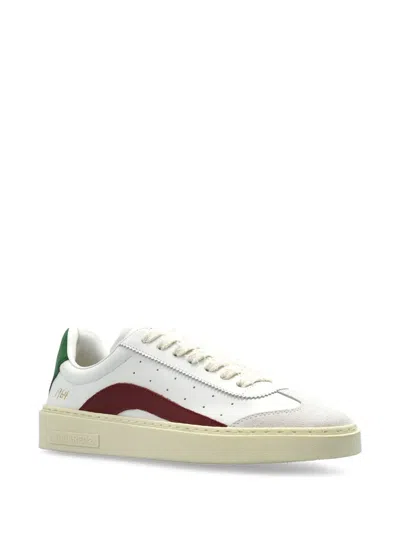 Dsquared2 Round Toe Low Top Sneakers In Multi