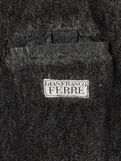 Pre-owned Gianfranco Ferre Leather Jacket In Black