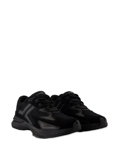 Lanvin Mesh Jla Sneakers In Black