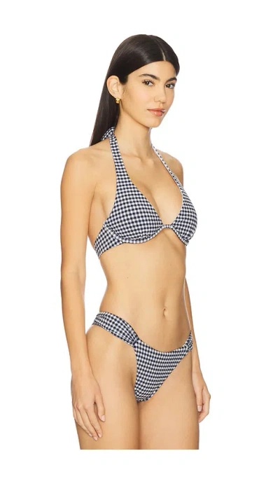 L*space Isa Bikini Top Atta Girl Gingham
