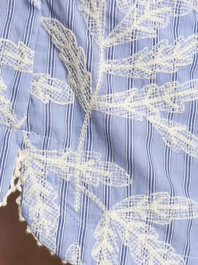 FLORAL EMBROIDERED SHORTS