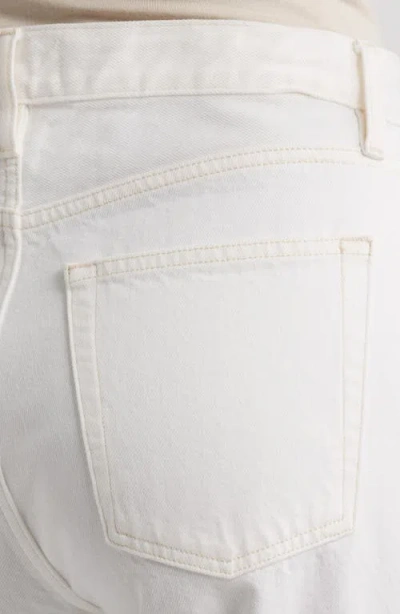 Frame The Pencil Crop High Waist Ankle Slim Straight Leg Jeans In Yellow